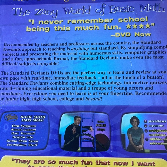 Math Mania! Learning Basic Math DVD - Picture 5 of 5